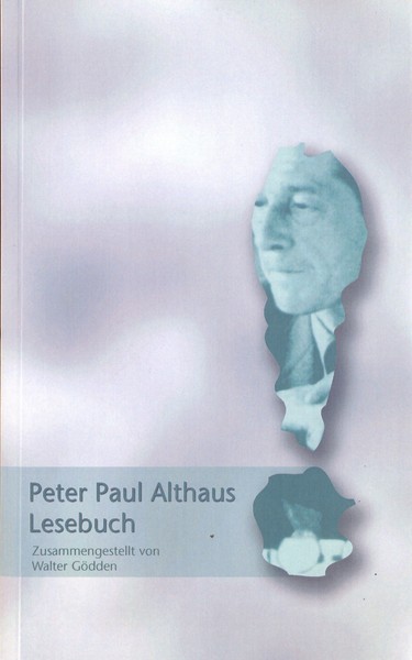 Buchcover Peter Paul Althaus Band 1